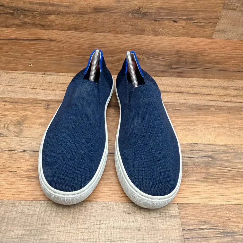 Rothy's  Women's Size 8 The Original Slip On Sneakers blue  Shoes Low Top